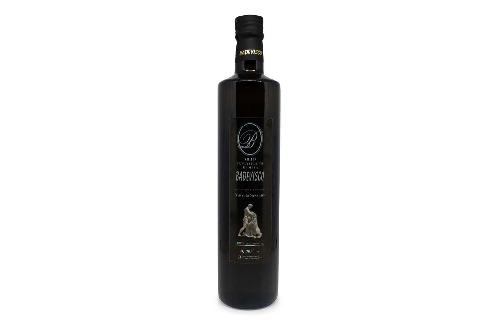 Olio extravergine di oliva varieta' sessana da 0.75 lt - badevisco