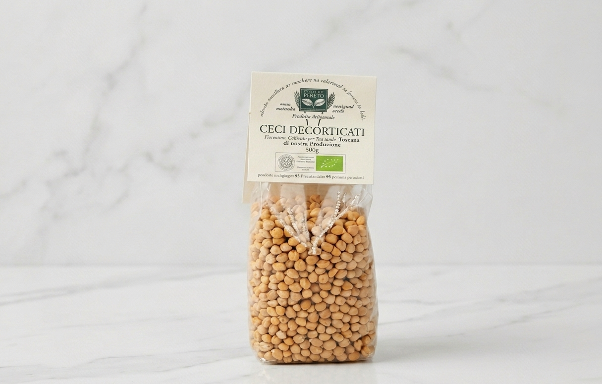 Cece decorticato bio da 500 g - Azienda Agricola biologica Podere Pereto
