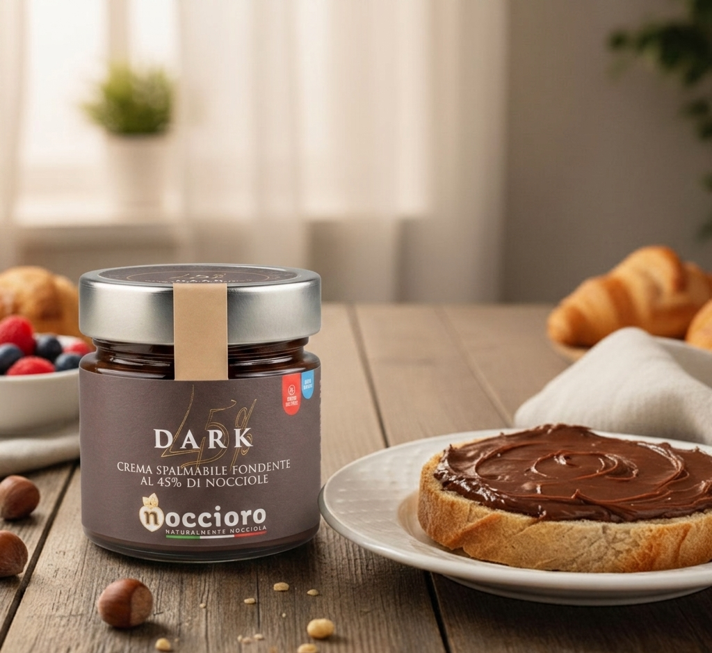 Noccioro - Crema di nocciole fondente