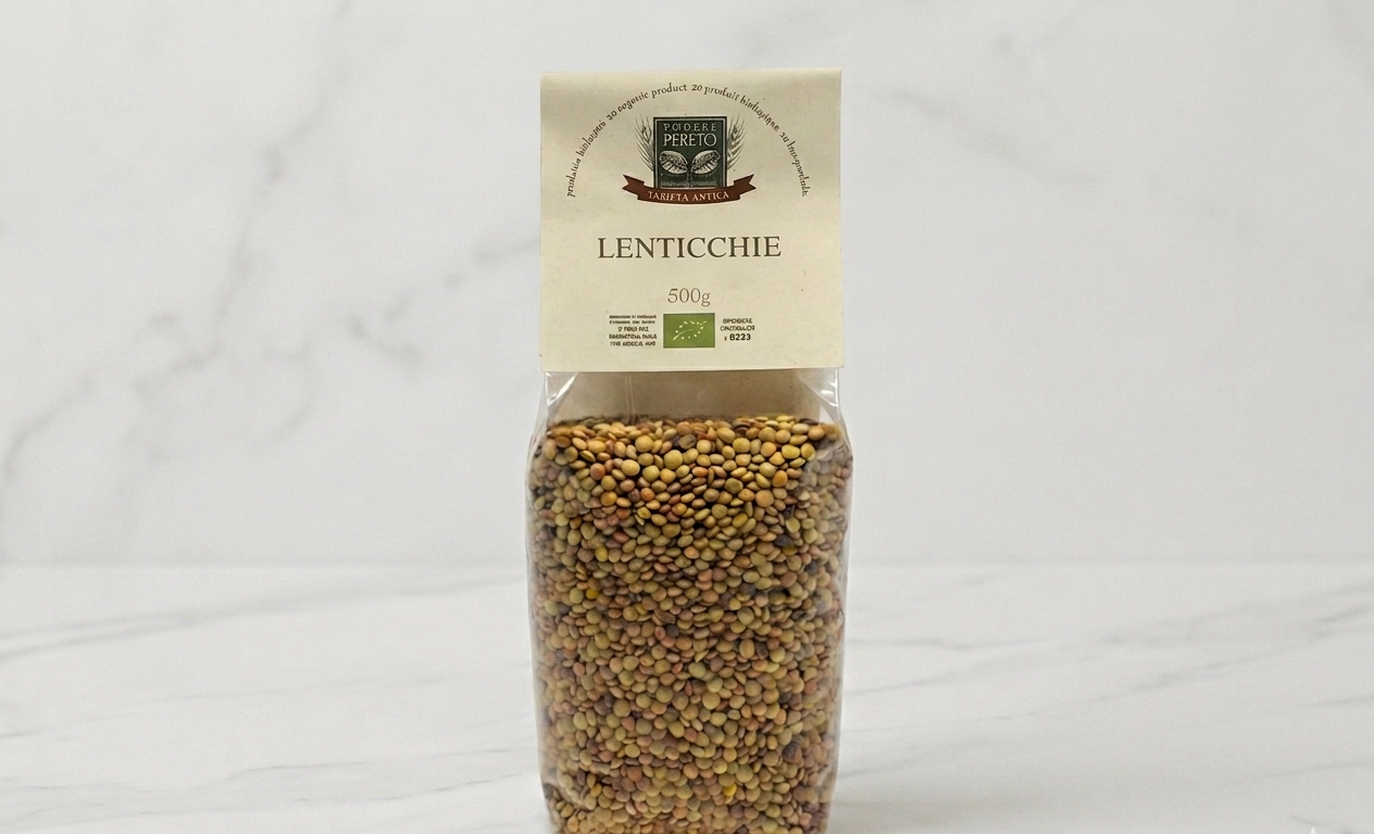 Bio-Linsen 500 g - Bio-Bauernhof Podereeto