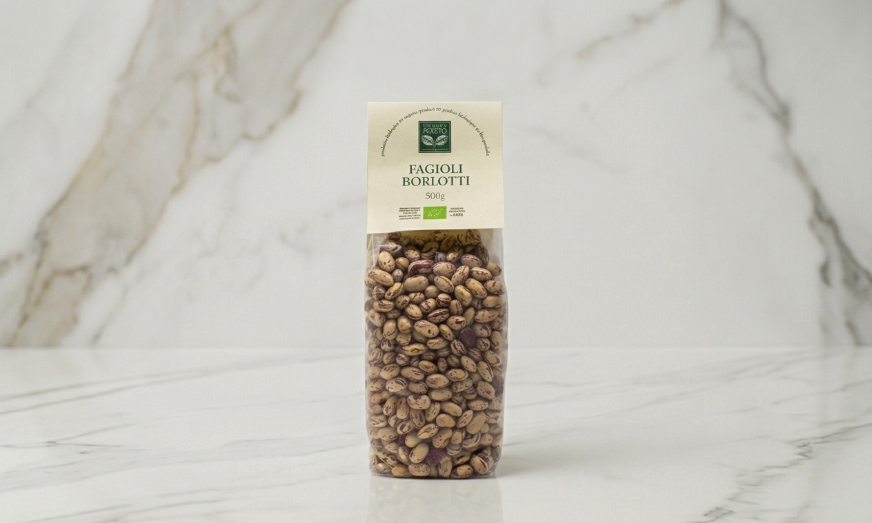 Bio-Borlotto-Bohne 500 g - Azienda Agricola Biologica Podereeto