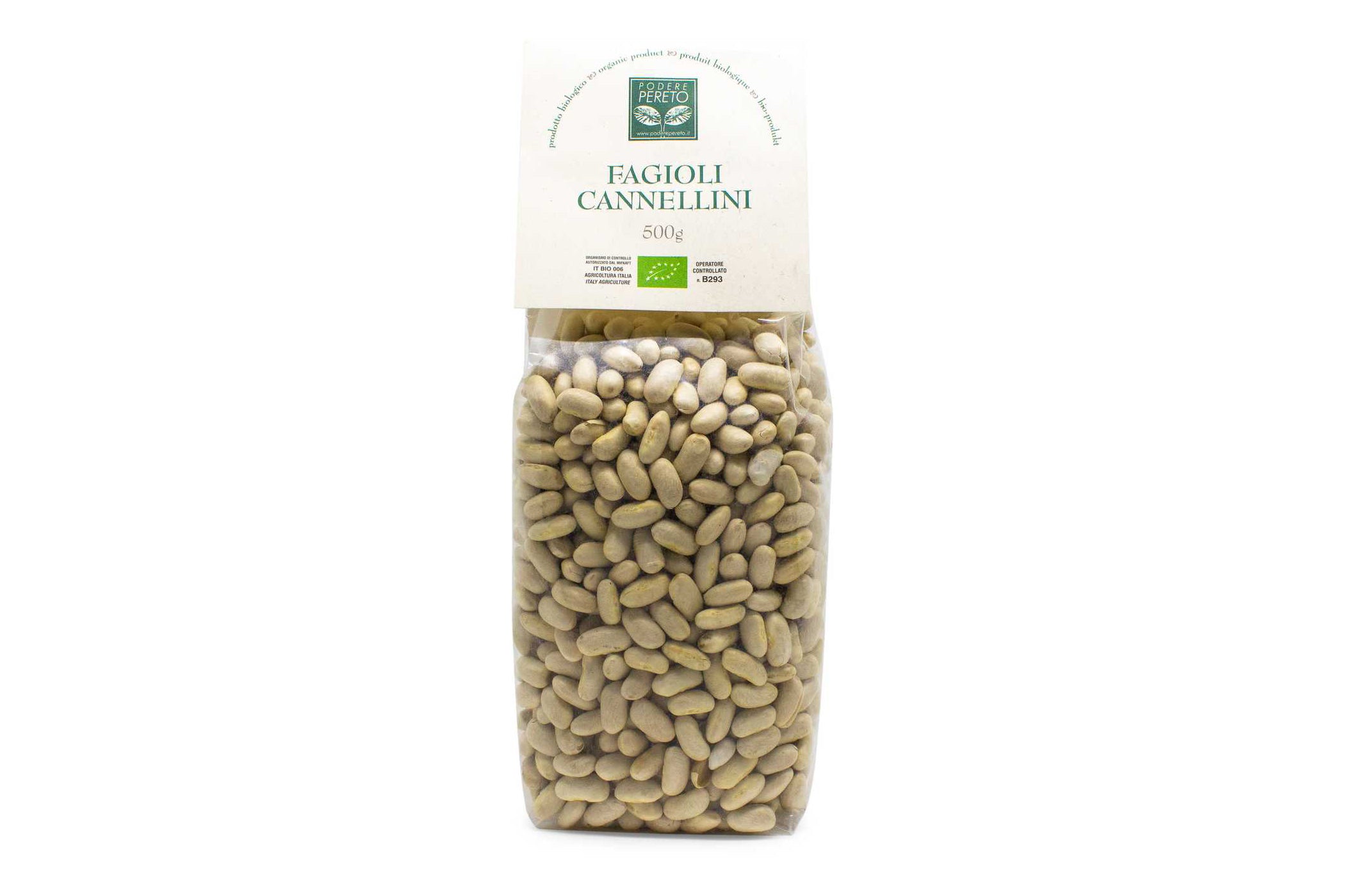 Bio-Cannellini-Bohnen 500 g - Azienda Agricola Biologica Podereeto