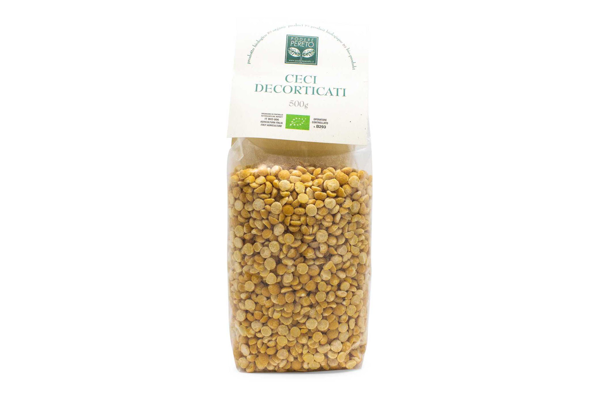 Cece decorticato bio da 500 g - Azienda Agricola biologica Podere Pereto