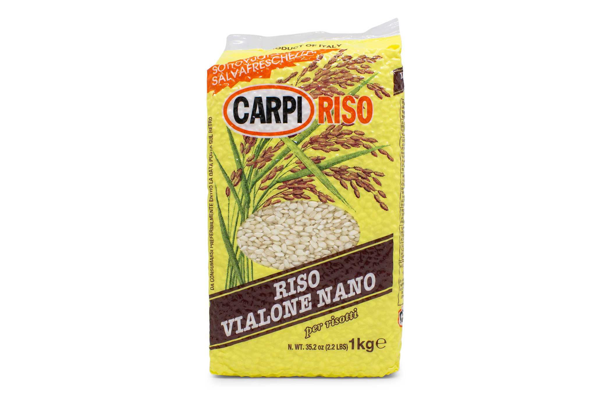 Vialone Nano Reis 1 kg - Carpiriso