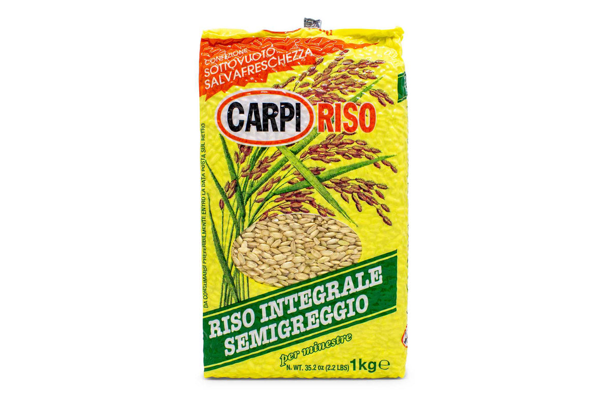 Riso integrale semigreggio 1 kg - Carpiriso – Mini Caseificio Costanzo