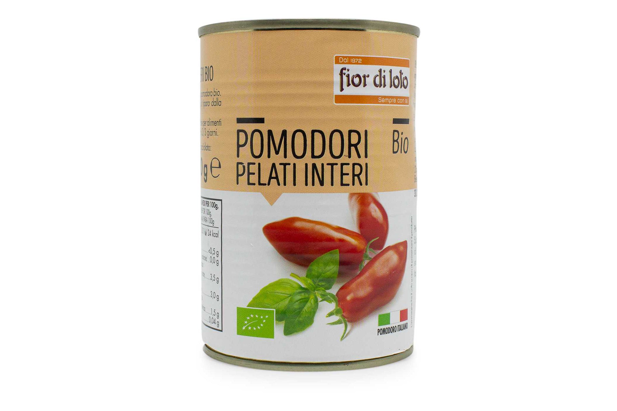 400g Organic Peeled Tomatoes - Fior di Loto
