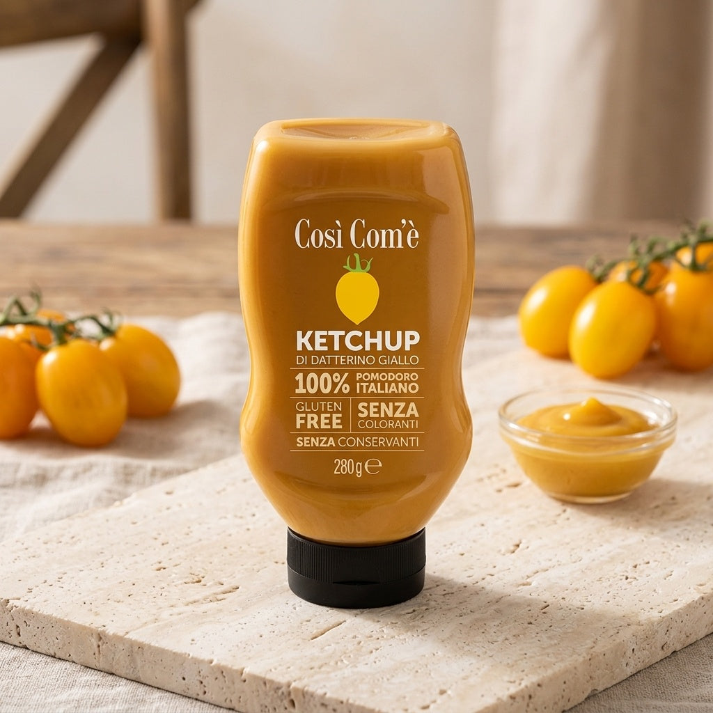 Ketchup di Datterino Giallo 280 gr Così Com’è