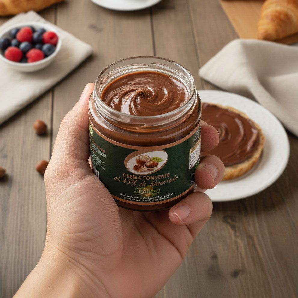 Sodano - Crema di nocciole fondente