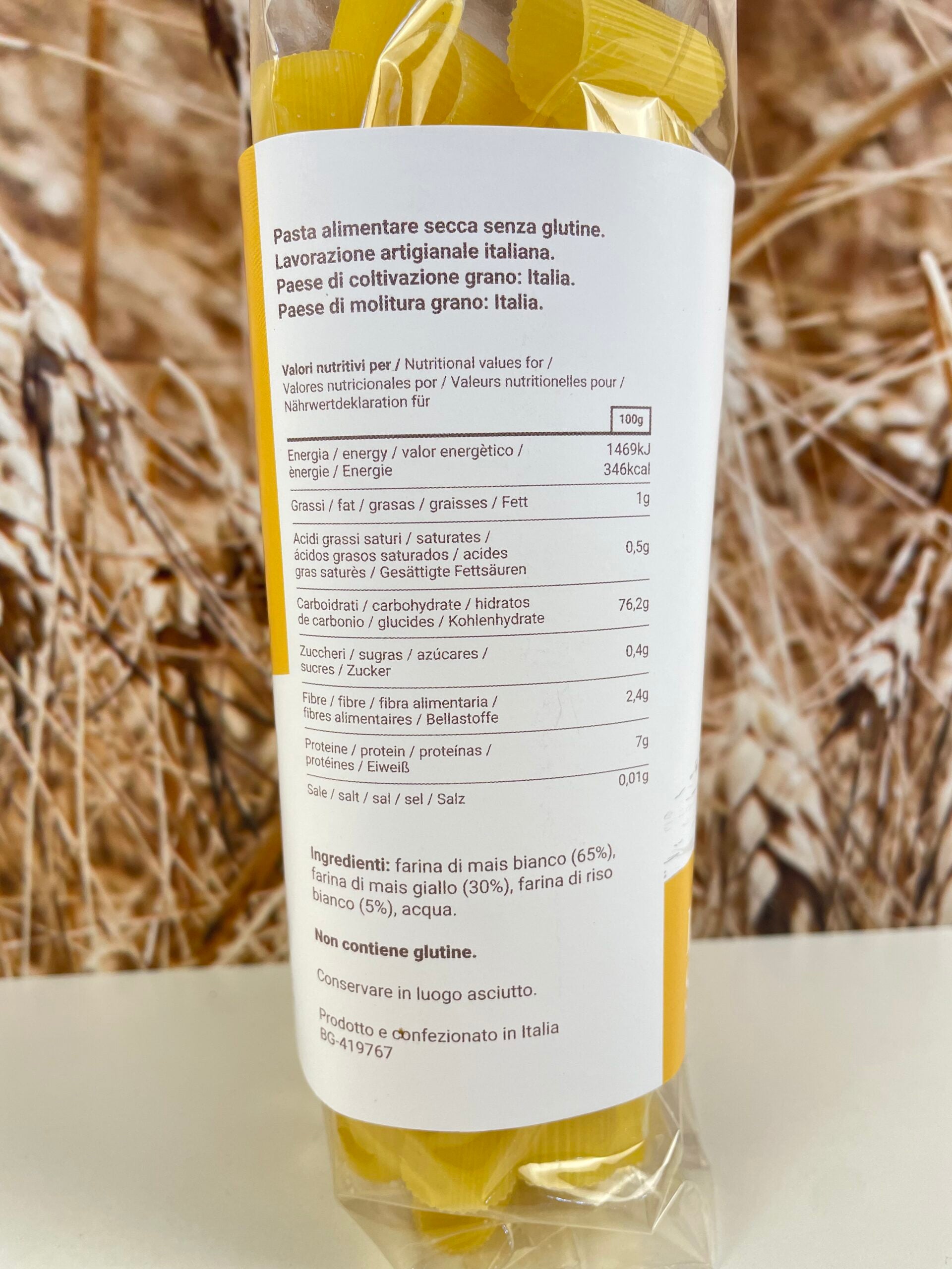 Pasta Antica Maccheroneria - Rigatoni senza glutine