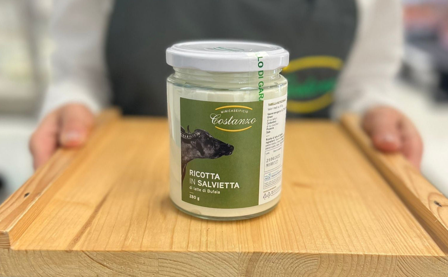 Ricotta di Bufala in Salvietta 500 G – Mini Caseificio Costanzo