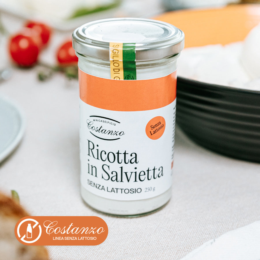 Ricotta di Bufala in Salvietta senza lattosio da 250g