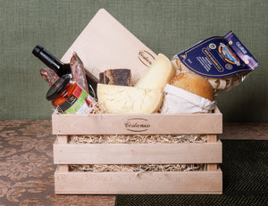 Buongustaio in box in faggio con tagliere
