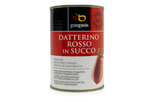"I Datterini" Datterino rosso in succo 400 g lattina - Grangusto