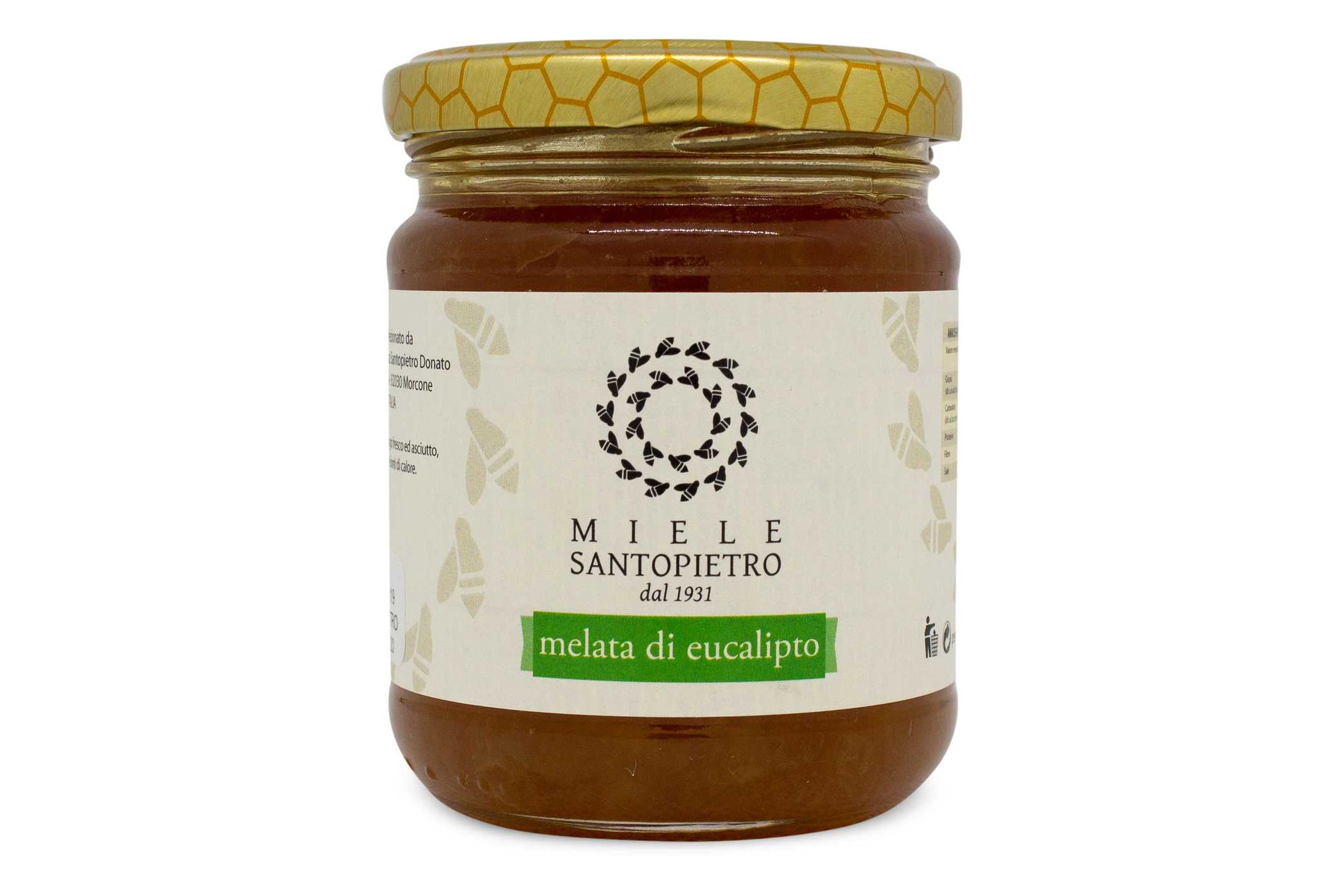 Miele di melata di eucalipto da 250 g - Santopietro