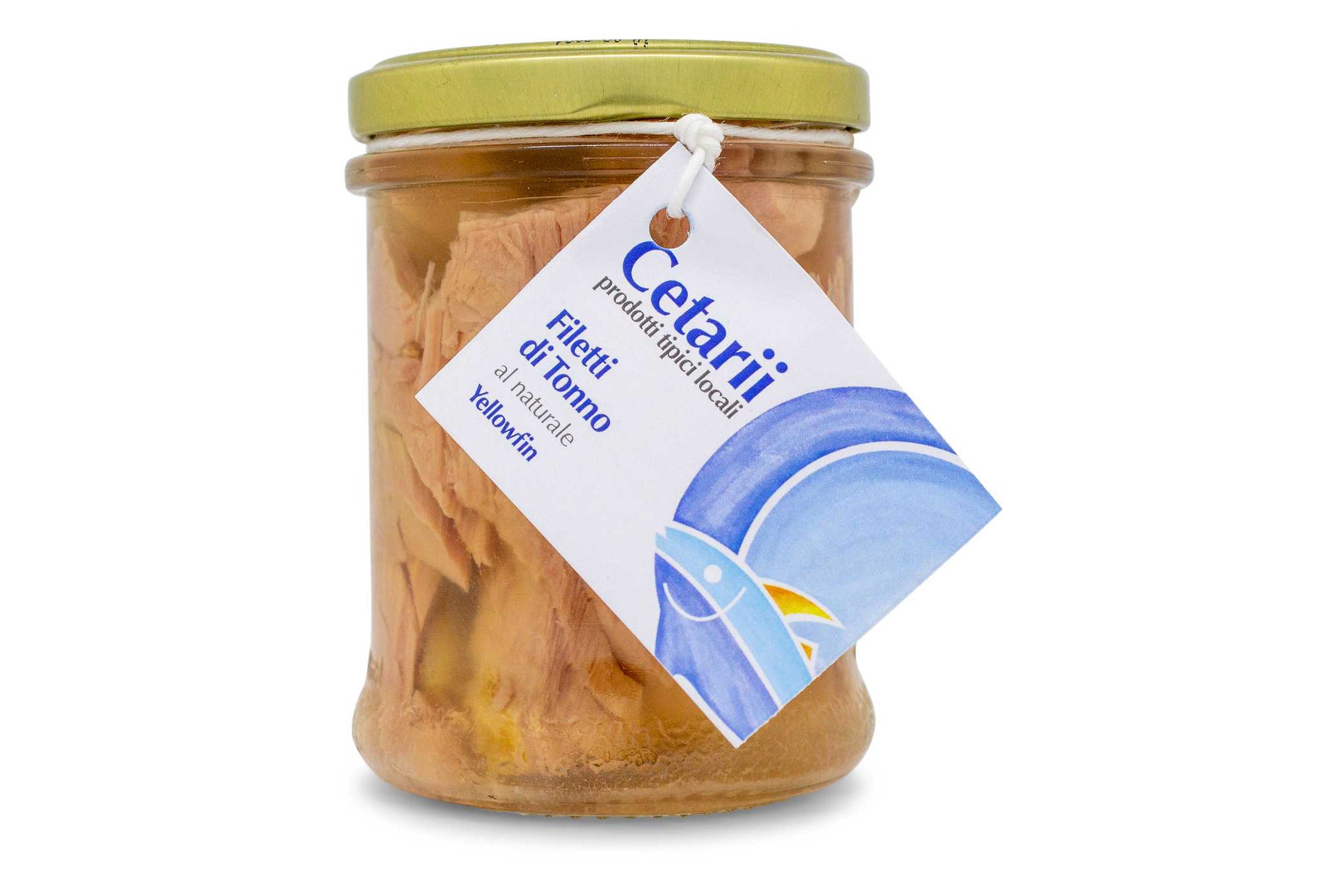 Filetti di tonno pinna gialla in olio di oliva da 200 g - Cetarii