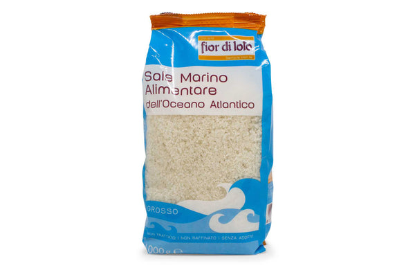 Sale marino alimentare dell'oceano atlantico grosso da 1 kg - Fior di –  Mini Caseificio Costanzo