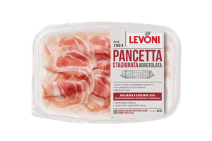 Pancetta stagionata arrotolata 100 g - Levoni